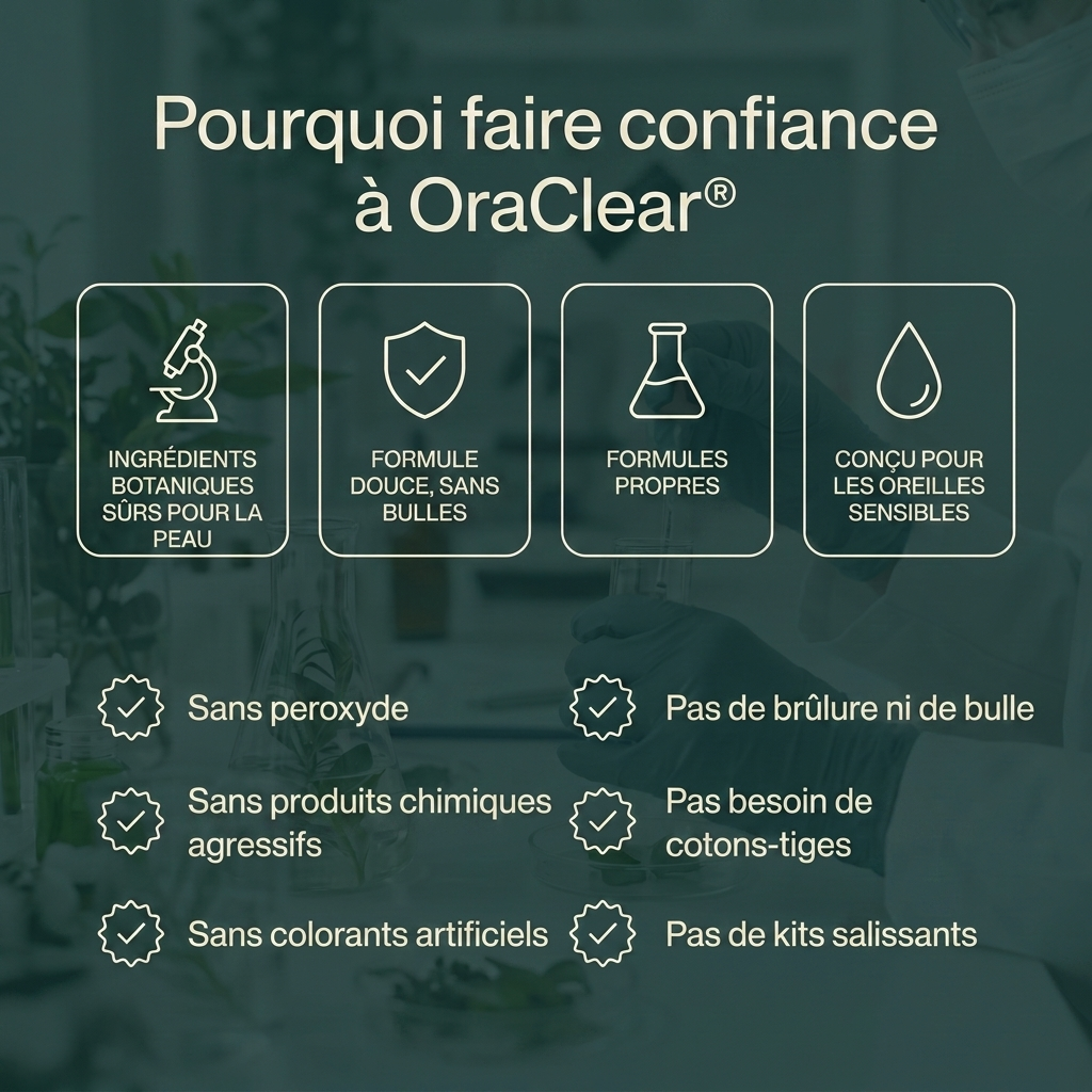 sérum nettoyant et apaisant pour les oreilles Oralys
