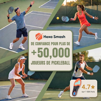Semelles Pickleball HexaSmash