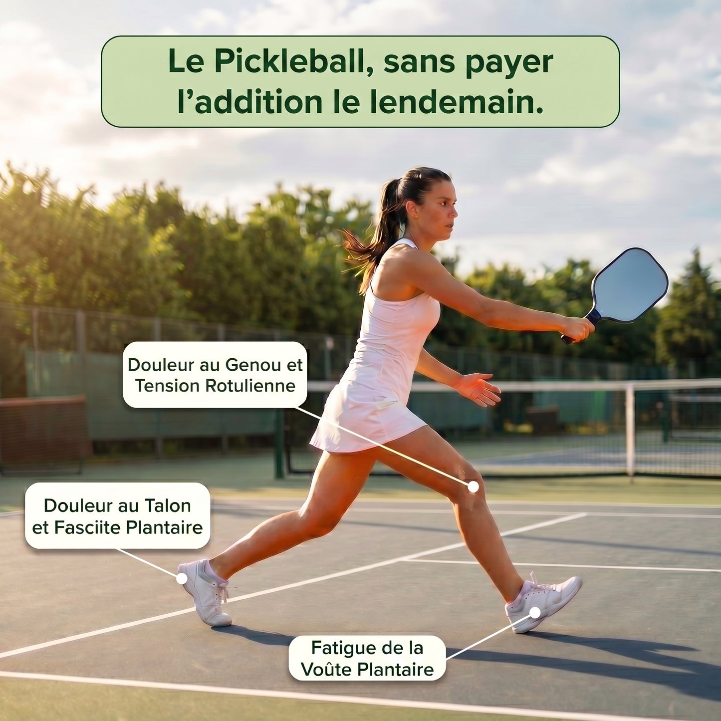 Semelles Pickleball HexaSmash